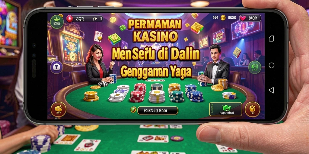 Screenshot gameplay Kasino menampilkan aksi seru di 8QR.