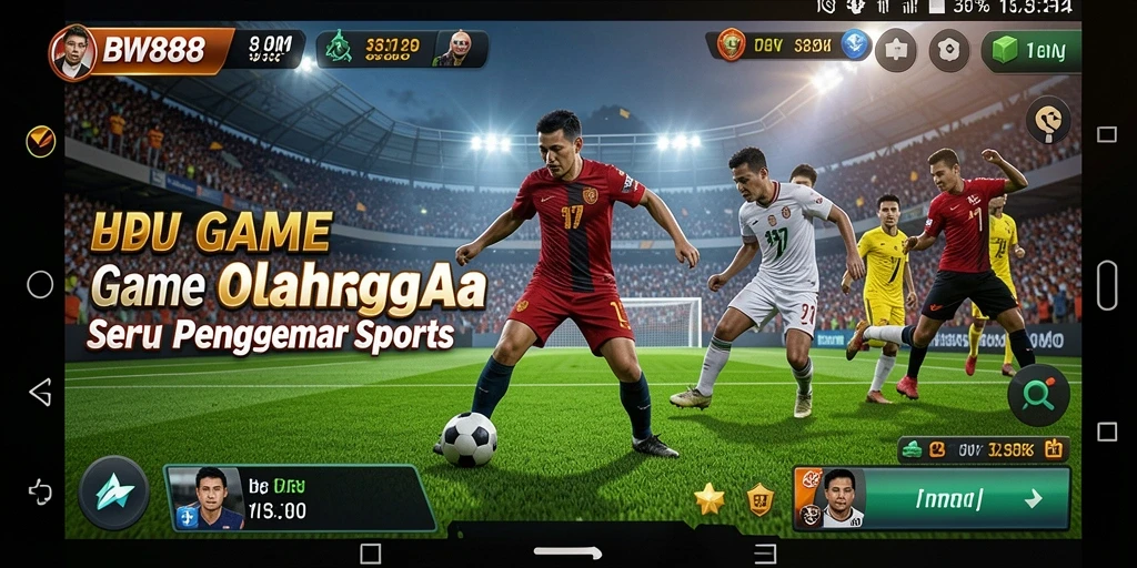 Gameplay BW888 yang mendebarkan dan penuh aksi olahraga.