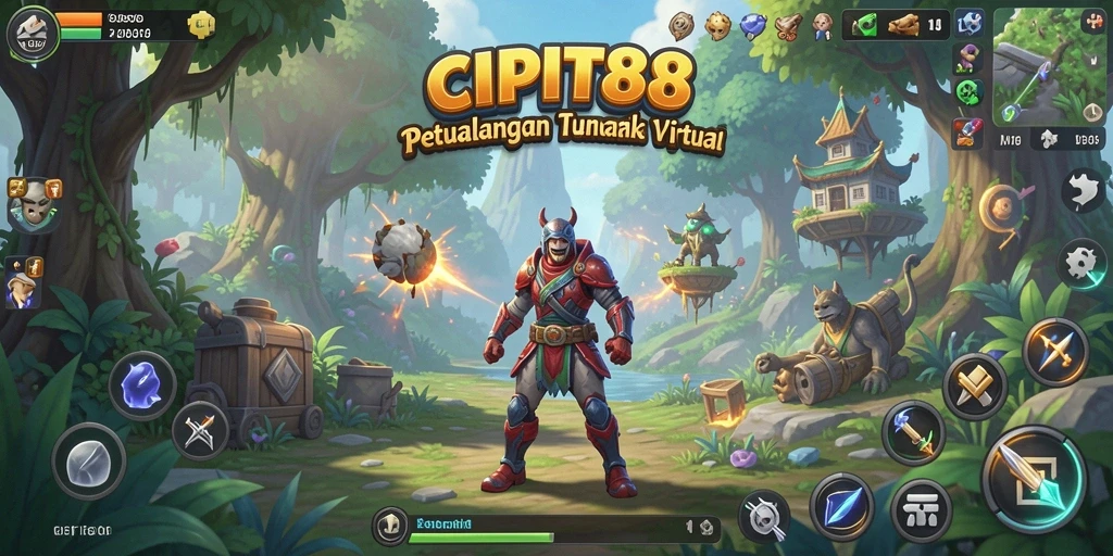 Tangkapan layar gameplay <strong>CIPIT88</strong> yang menunjukkan petualangan mendebarkan di dunia terbuka.