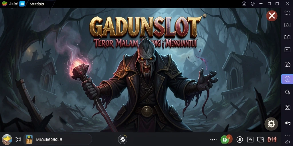 Gameplay GADUNSLOT yang mencekam dan penuh kejutan.
