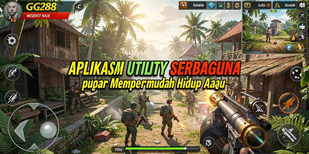 Screenshot utama GG288 menampilkan antarmuka aplikasi Utility yang intuitif.