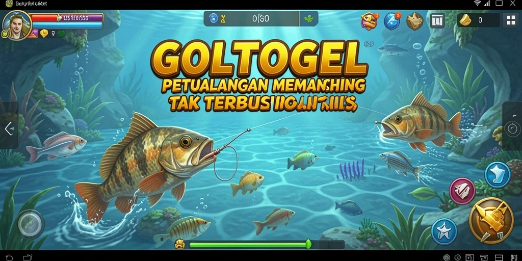 Tangkapan ikan di GOLTOGEL dengan grafis memukau.