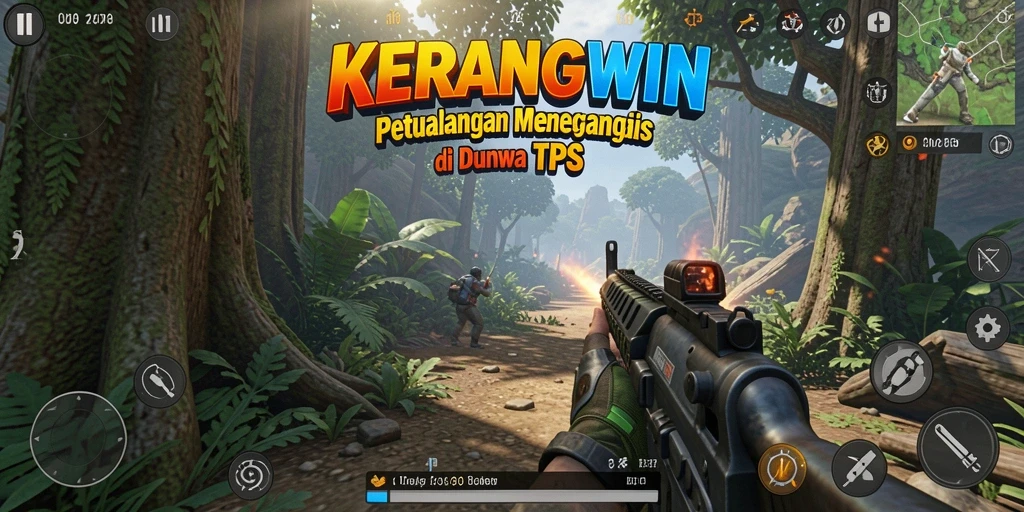 Gameplay KERANGWIN yang menegangkan dan mendebarkan.
