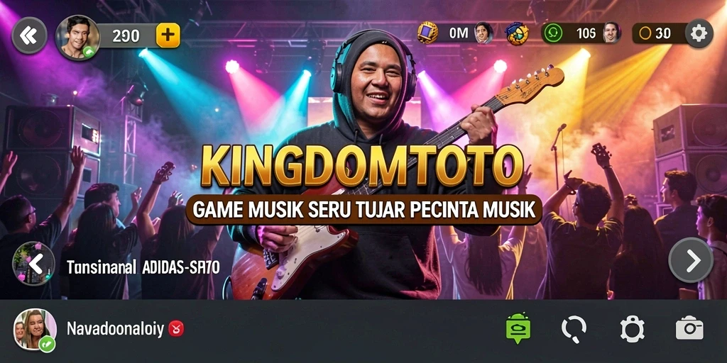 Tampilan menarik dari gameplay KINGDOMTOTO dengan berbagai pilihan lagu.