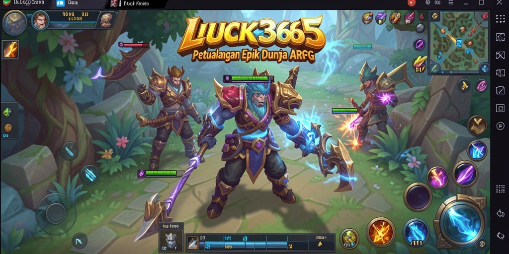 Tampilan menakjubkan dari pertarungan epik di LUCK365.