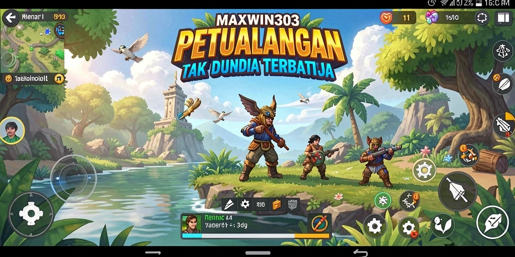 Tampilan gameplay yang mendebarkan di dunia terbuka MAXWIN303.