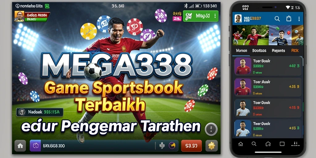 Tampilan antarmuka MEGA338 dengan pilihan taruhan menarik.