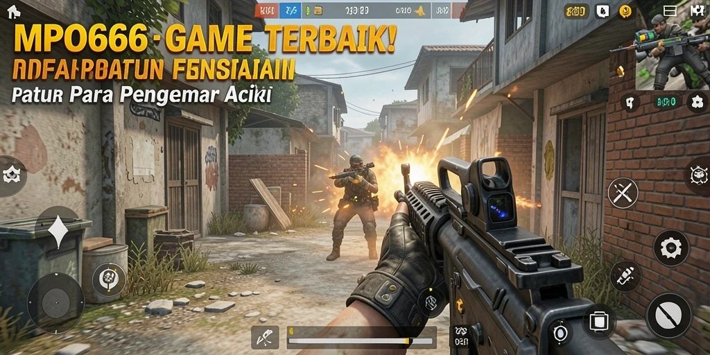 Screenshot MPO666 menampilkan aksi tembak-menembak yang seru dan intens.