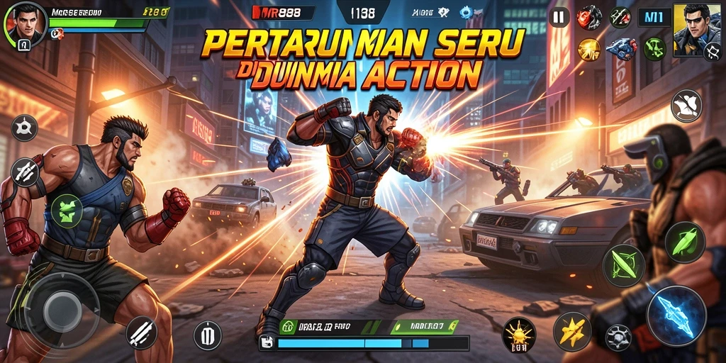 Tampilan aksi mendebarkan dari gameplay MR888 yang penuh tantangan.