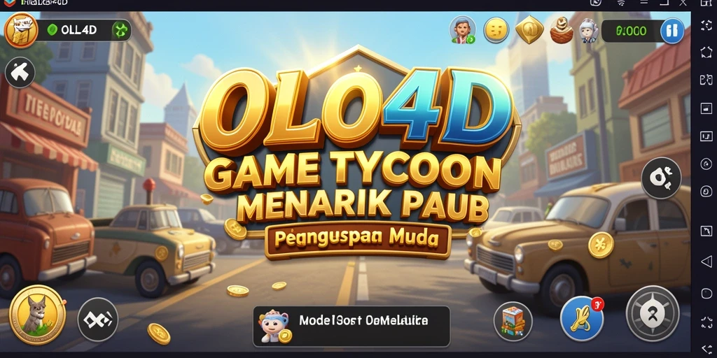 Tangkapan layar menunjukkan gameplay seru OLLO4D dalam dunia Tycoon.