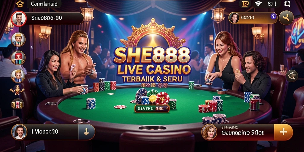 Tampilan gameplay SHE888 yang mendebarkan dan interaktif.