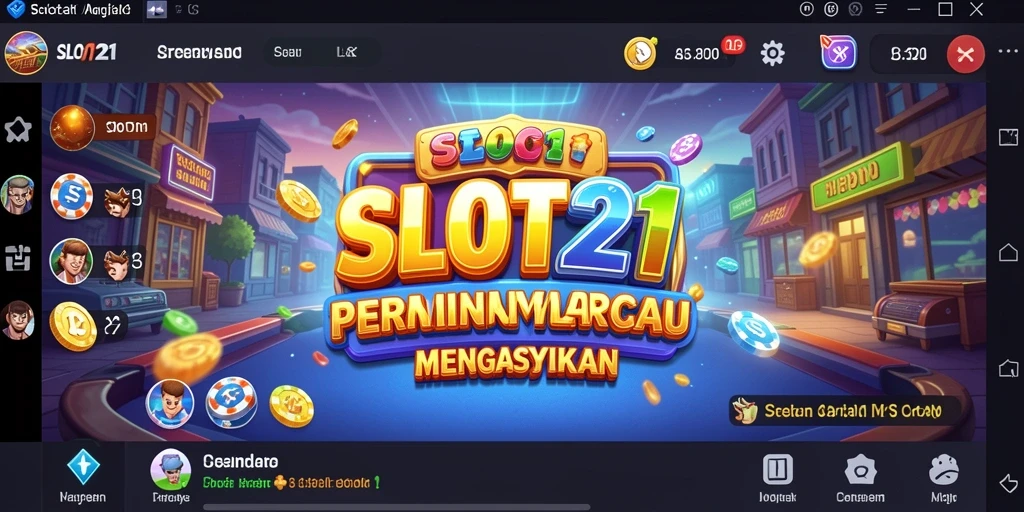 Tampilan gameplay menarik dari SLOT21 dengan grafis yang memukau.