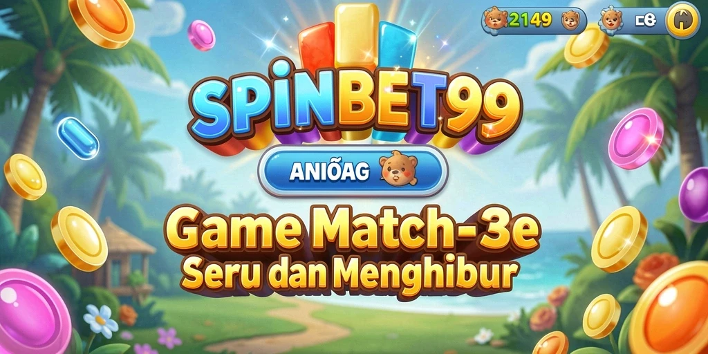 Tampilan gameplay SPINBET99 yang penuh warna dan menantang.